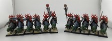 BATTLE READY! METAL! Cold One Knights OOP Dark Elf Warhammer Fantasy AoS 2001 