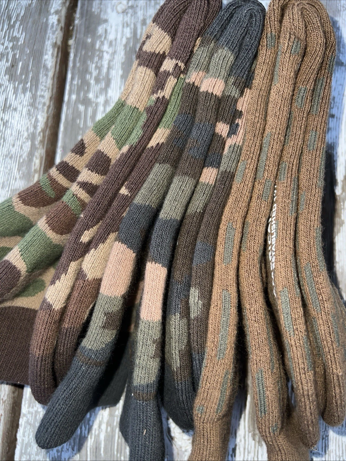 CAMOUFLAGE Socks Mens American Eagle 3 Pack AWESOME THICK COOL 😎