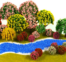32 Pieces Model Trees 3.5Cm - 10Cm Mixed Model Tree Train Scenery Architecture T