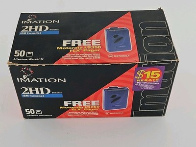 Imation 2HD 3.5  Floppy Disks 1.44MB 37-Pack 1999 IBM Format Y2K