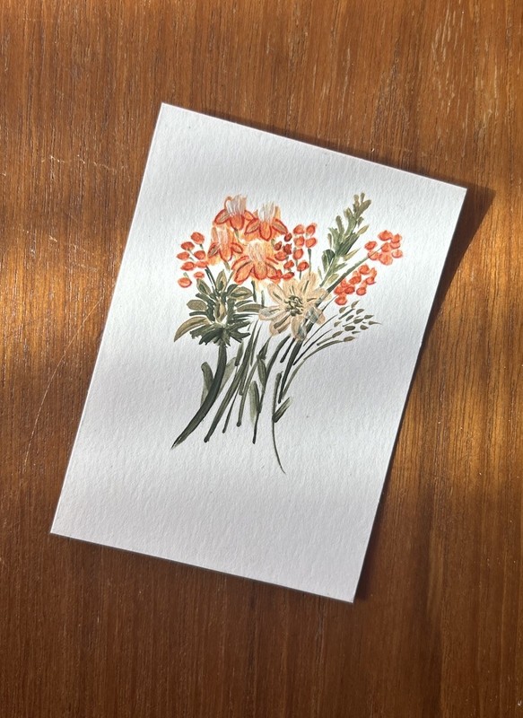Flowers  - ACEO Original artwork