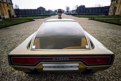 Concept Car Bertone Citroen GS Camargue 1972 Bertone Citroen GS Ca- Old Photo 21