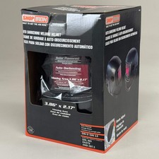 TITAN ShopIron Auto Darkening Welding Helmet 3.85x2.17" View Black 41262 (New Ot
