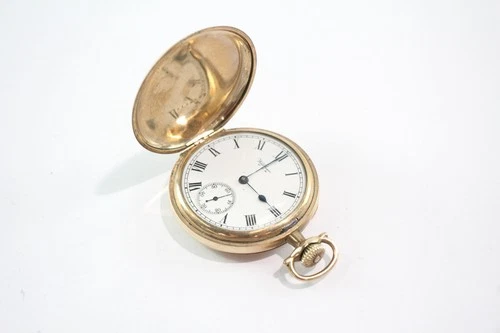 Vintage Waltham Rolled Gold Pocket Watch Hand-Wind WORKING