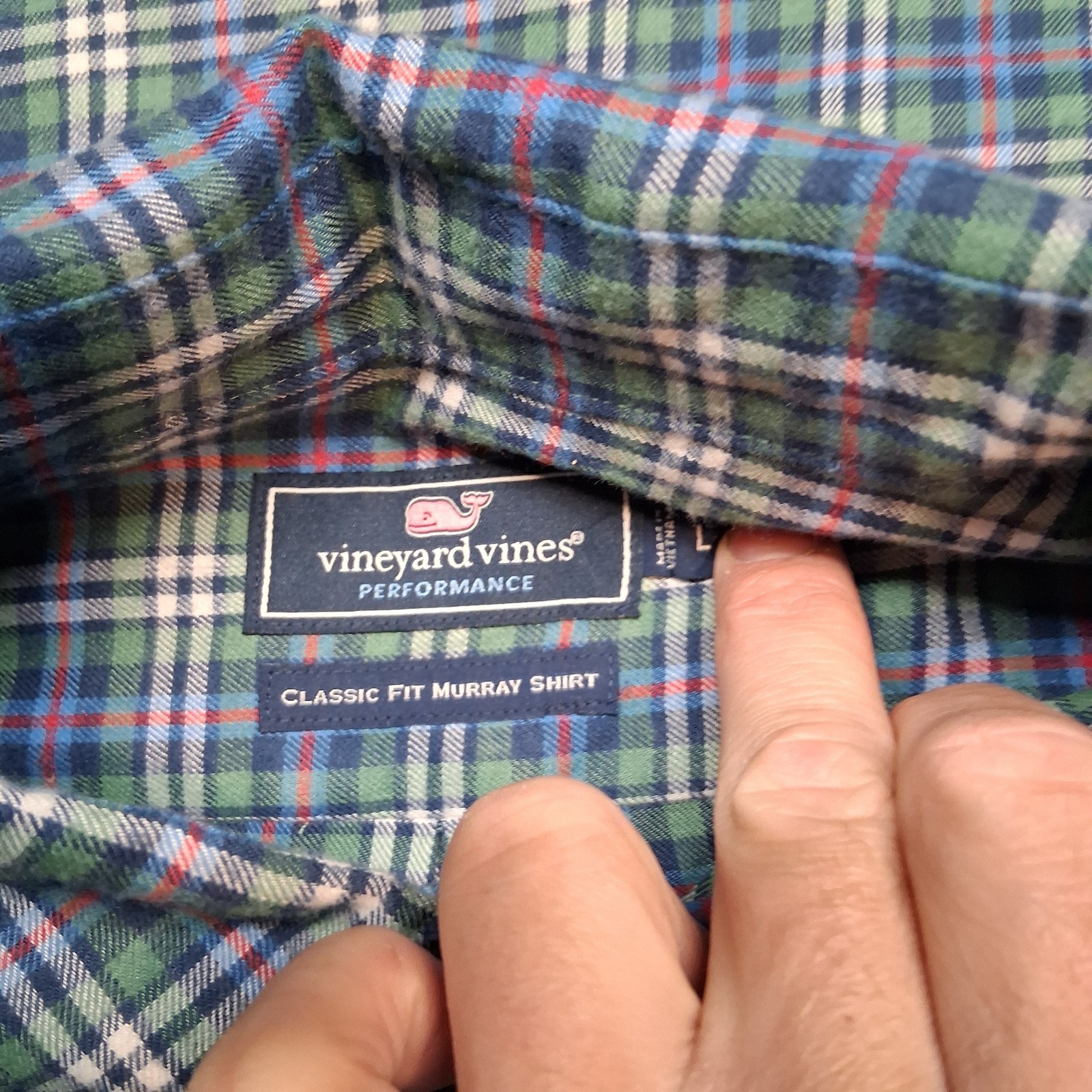 vineyard vines performance button down shirt mens… - image 2