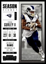 2017 Panini Contenders Todd Gurley II Los Angeles Rams #53