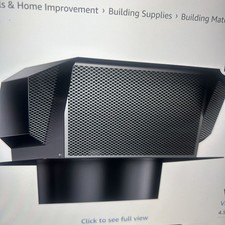 Removable Roof Vents 8 Inch Hon Guan Roof Vent Cap Galvanized Steel Black