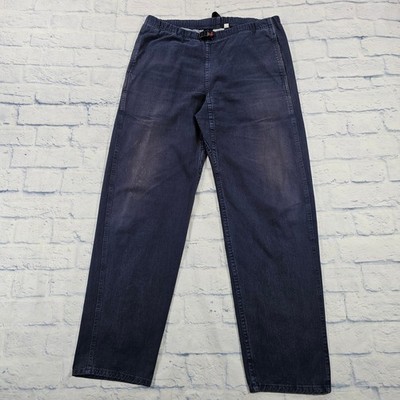 Gramicci G-Pants Climbing Pants Mens M 32/34 Navy Blue USA Made Gorpcore Hiking