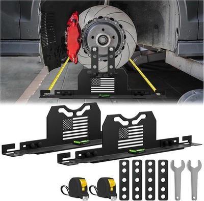 2026 Upgraded Wheel Alignment Tool, 2 PCS Toe Alignment Tool Plates Without Remo