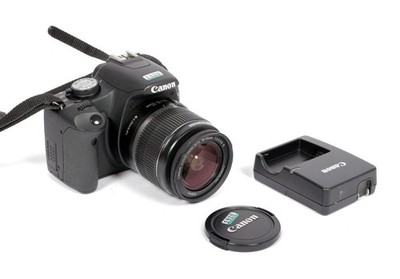 Canon EOS Rebel T1i 500D Digital Camera W/ 18-55mm IS lens + charger + battery