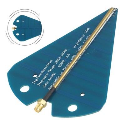 Log Periodic Wireless Communication with Broad Frequency Range