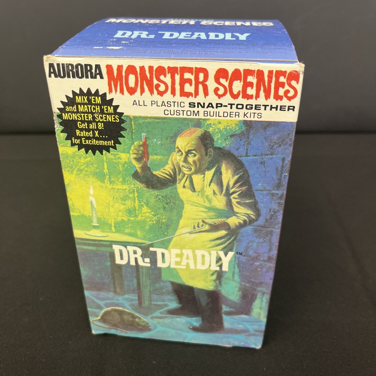 1971 Aurora Monster Scenes Dr. Deadly Factory Sealed 1st Edition