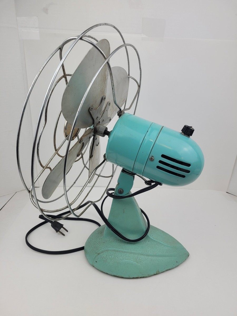 Vintage MCM ESKIMO Model 45R Oscillating 14” Three Speed Fan