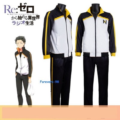 Re:ZERO - Starting Life in Another World Natsuki Subaru Cosplay Costume Show Set