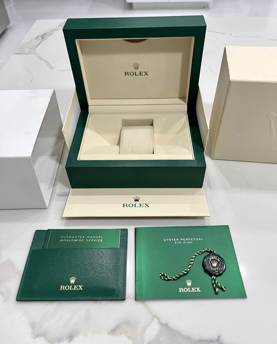 Authentic ROLEX Air King 116900 126900 Watch Box FULL SET Booklet