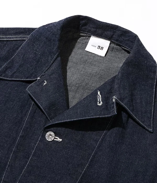 BUZZ RICKSON'S Lot No. BR15302 U.S. ARMY DENIM WORKING JACKET Japan NEW - product detail image 6