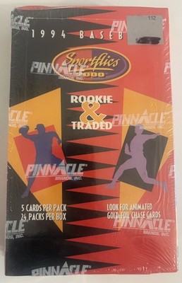 1994 Pinnacle Sportflics 2000 Rookie Traded Baseball Factory Sealed Box ARod RC
