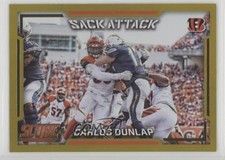 2016 Score Sack Attack Jumbo Gold 64/99 Carlos Dunlap #2 0f8