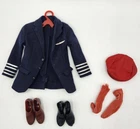 Vtg Ken Doll American Airlines Pilot #779 Jacket - Bonus Cap Shoes Socks 1960's