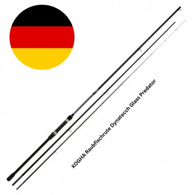 KOGHA Raubfischrute Angelrute Dynatech Glass Predator 360cm 460 Gr 40-80Gr Wurf