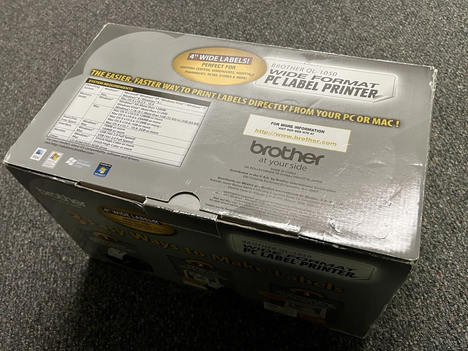 Brother QL-1050 Wide Format PC Label Printer New - Image 2 of 4