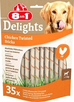 8in1 Delights Hundesnack Twisted Sticks Hundefutter