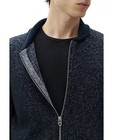 NWT Rag & Bone $398 Men's Simon Bomber Zip Up Sweater In Navy Size: Medium