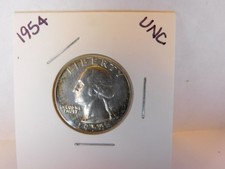 1954 Uncirculated Condition Washington Quarter-