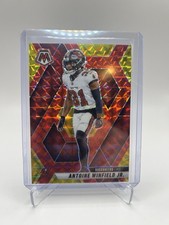 Antoine Winfield Jr. 2025 Mosaic Choice #113 Red & Yellow #/89 Tampa Bay Bucs