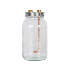 DESENNIE Thumper Keg Kit 64oz Half Gallon Wide Mouth Mason Jar for Still Upgrade
