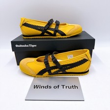 Onitsuka Tiger MEXICO 66 TGRS 1182A678 750 YELLOW BLACK Women's US 5-12