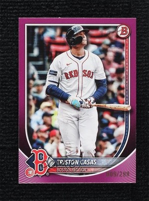 2025 Bowman Fuchsia 9/299 Triston Casas #36 12l4