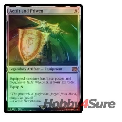 Foil Aettir And Priwen M/NM Magic: The Gathering MTG Final Fantasy