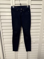Women  s Lilly Pulitzer South Ocean Skinny Navy Pants In Size 0