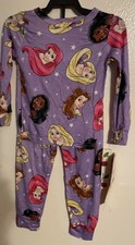 NWT Disney Princesses 2 Piece Pajama Set Purple  Size 18M, 2T