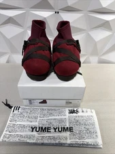 YUME YUME CAMP SHOE MID BURGUNDY SUEDE SIZE US 6