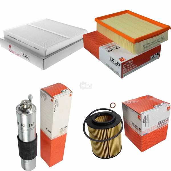Mahle Kraftstofffilter KL 149 Innenraum LA 234 Luft LX 343 ÖLfilter OX 154/1D-image