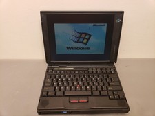 Vintage IBM ThinkPad 760CD Pentium 90MHz 8MB 6GB 12" Laptop Win95  AS-IS READ