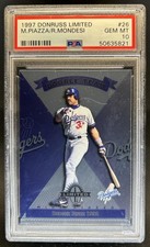 1997 Donruss Limited Mike Piazza Raul Mondesi #26 PSA 10 GEM MINT