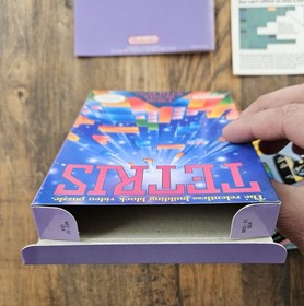 Tetris (Nintendo NES, 1989) BOX POSTER & PAPERS ONLY - No Game - EC!