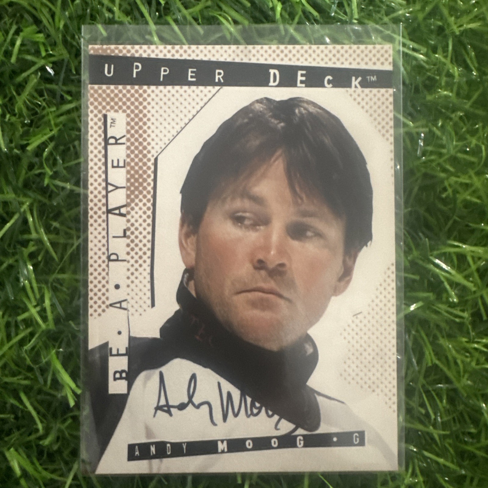 1995 Upper Deck Be A Player Signatures Andy Moog #30 Dallas Hockey