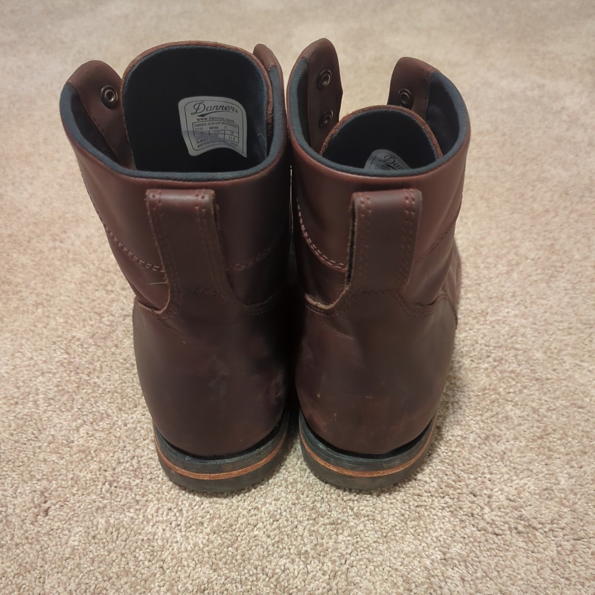 Danner Jack III 6” Leather Boots – Mahogany Men display picture 2