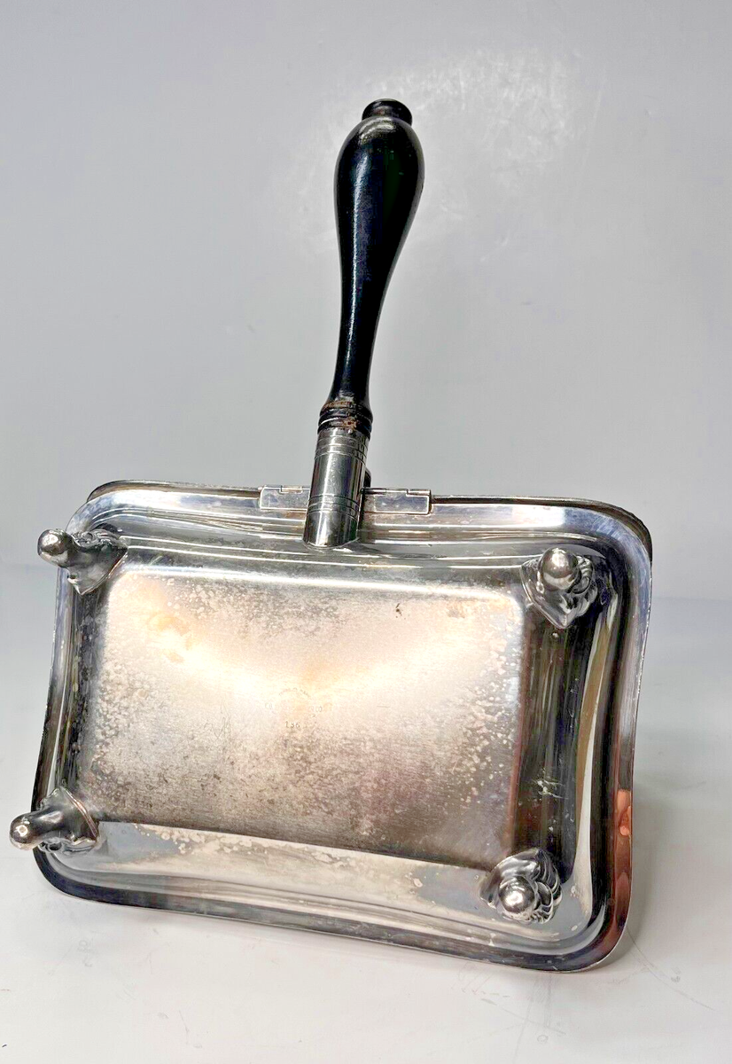 F.B. Rogers Silver Co Silent Butler With Claw Feet & 