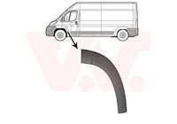 VAN Wezel 1651403 Zier-/Schutzleiste, TüR FüR CitroËN Passend FüR Fiat Opel