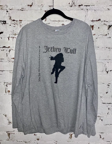 Jethro Tull Shirt Concert Tee San Diego Classic 1980s vintage concert t-shirt, vintage, single stitch, B+ condition