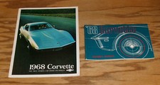 Original 1968 Chevrolet Corvette Owners Manua...