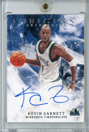 2019-20 Panini Origins Kevin Garnett On Card Auto #AG-KGN Timberwolves HOF
