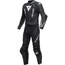 Dainese Laguna Seca 5 Tuta Moto Uomo 56 Due Pezzi Nero-Bianco
