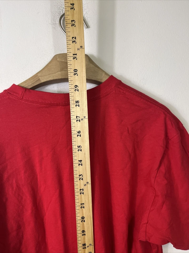 Rutgers University Adulto Camisa Roja Camiseta Cross Country Talla Mediana M Foto 4 de 4