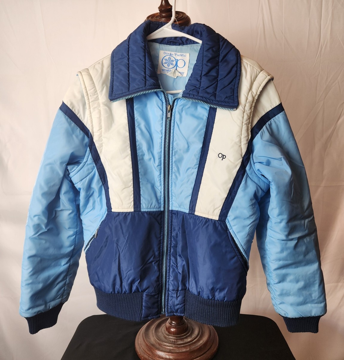 🚨🔥Vintage 80s 90s Retro Ocean Pacific Puffer Jacket Med 🚨🔥Vintage 80s 90s Retro Ocean Pacific Puffer Jacket Med